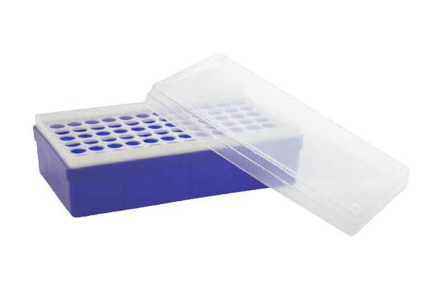 Штатив для пробірок "ВОЛЕС" тип Еппендорф 1,5 мл, з кришкою на 72 гнізда